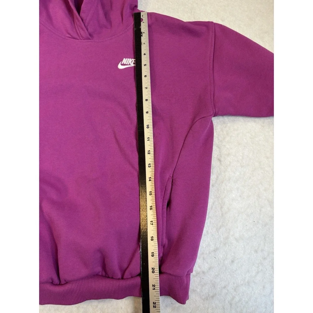Nike Girls Large Oversized‎ Purple Hoodie Sweatshirt Athleisure Active Lounge